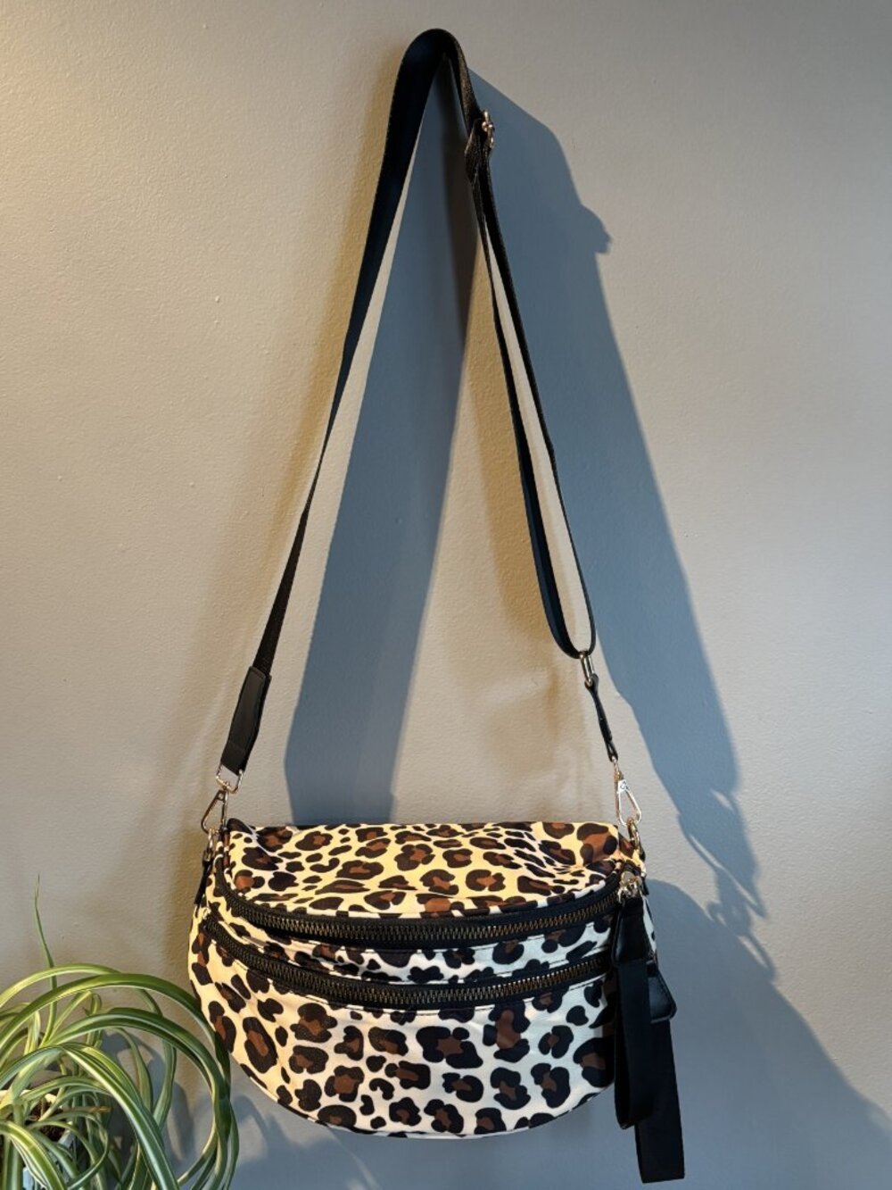 Leopard Print Bum Bag-New Without Tags